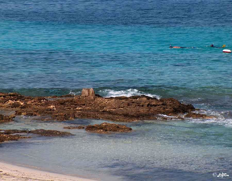 Scogli in spiaggia